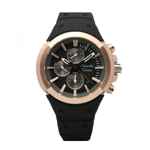 Alexandre christie AC 6566 Rosegold Black MCRRGBA